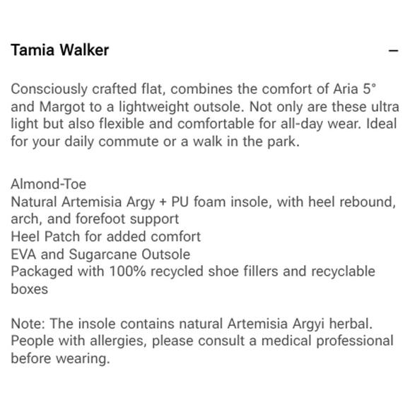 VIVAIA SZ 43/11 Tamia Walker Lightweight Almond Tow Flats In Black Lapis NWOT - Picture 9 of 9